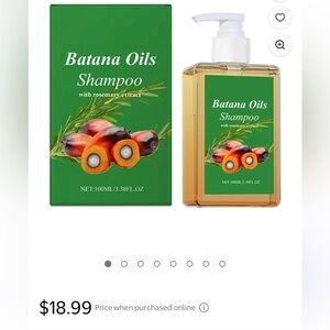 Batana Oils Shampoo with Rosemary Extract - two bottles